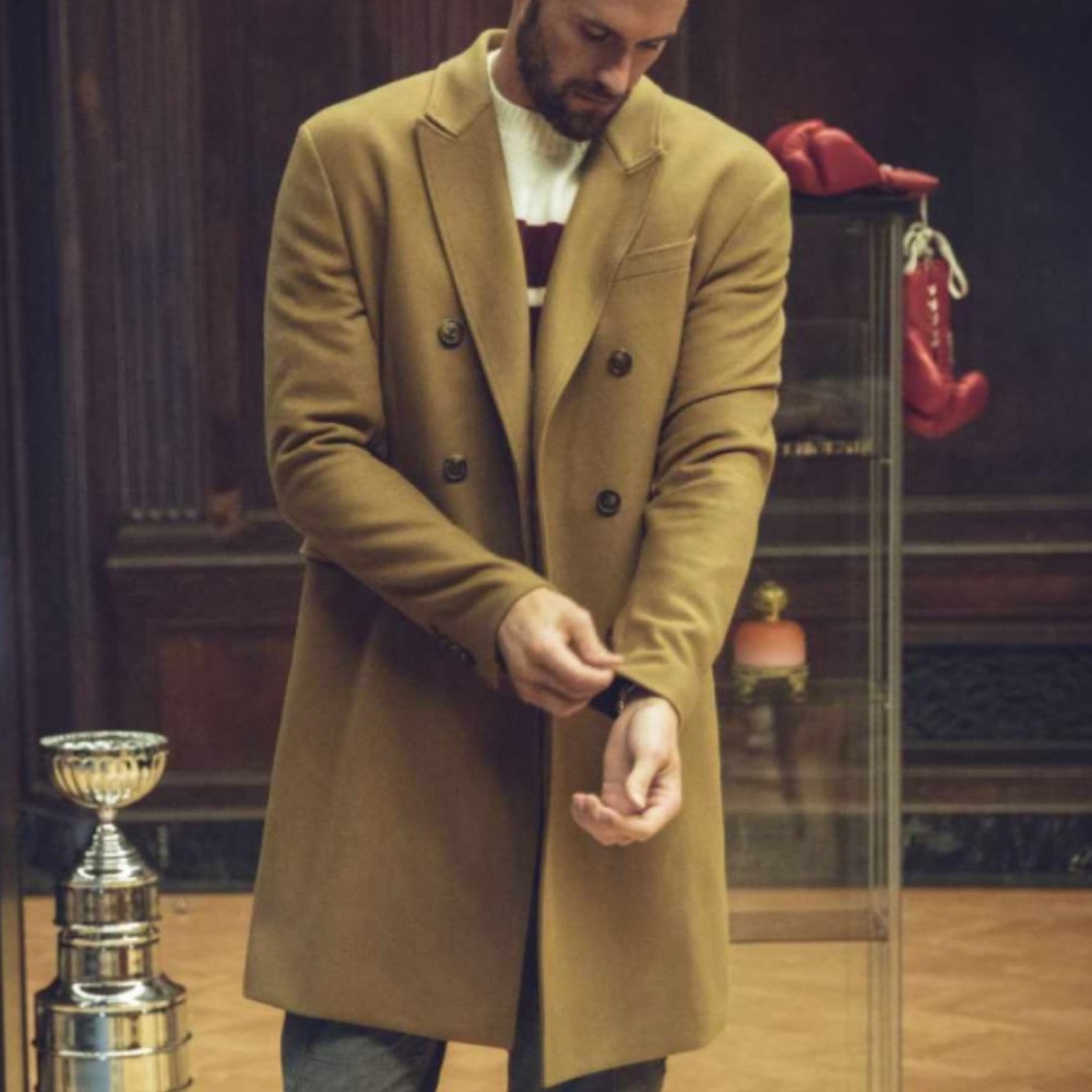 Banana Republic X KEVIN LOVE | ITALIAN MELTON DOUBLE-BREASTED TOPCOAT